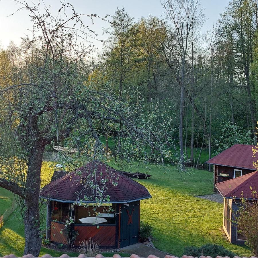 Spreewaldpension Glatz Myšyn Buitenkant foto