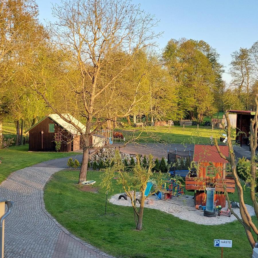 Spreewaldpension Glatz Myšyn Buitenkant foto